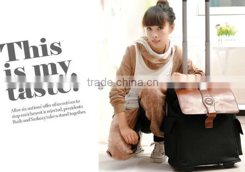 travel bag with wheels,fashion casual travelling bag