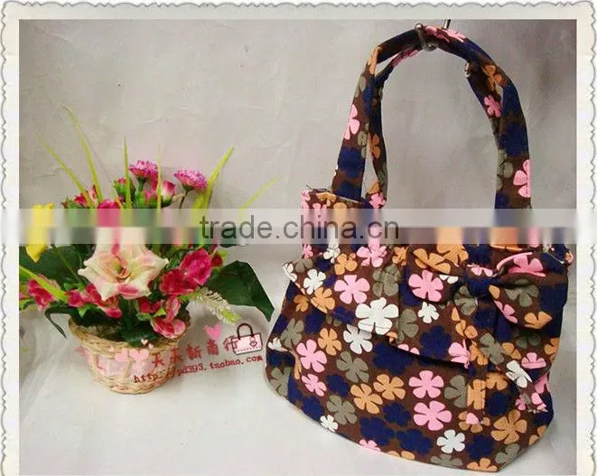 100% organic cotton fabric clear japanese fashion bags