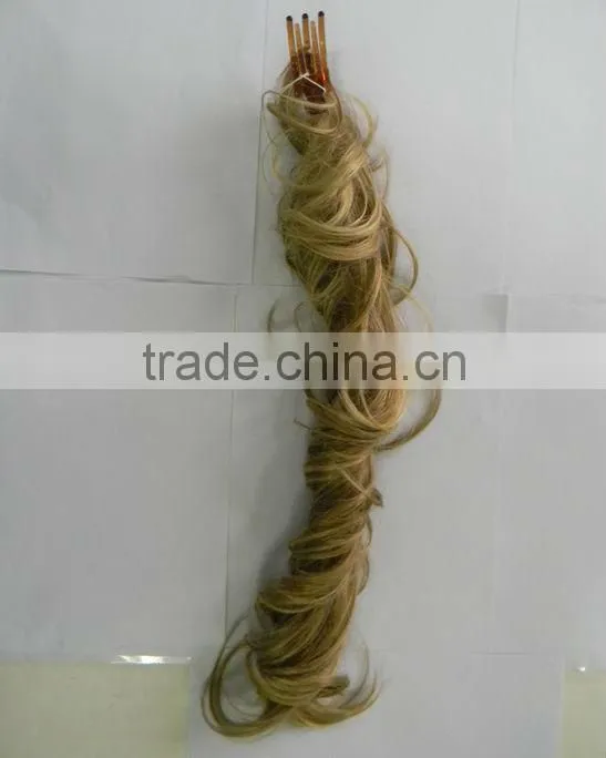 single clip in curly hair extension