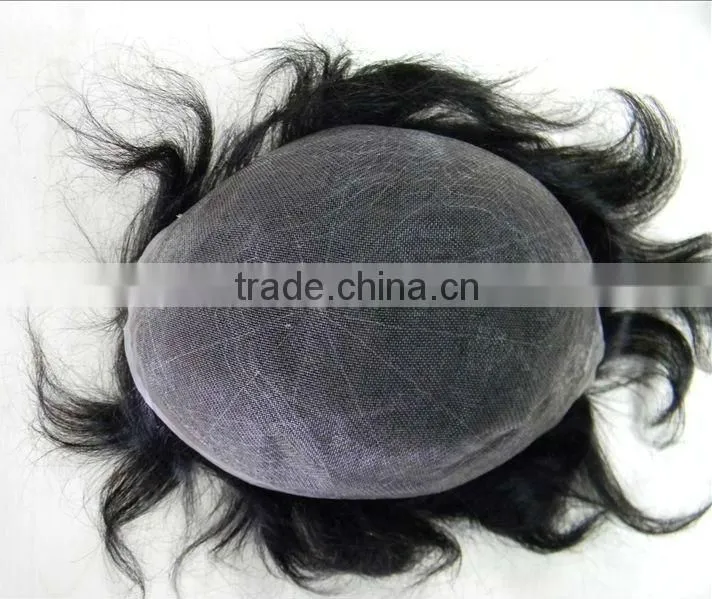 welded lace toupee, full lace