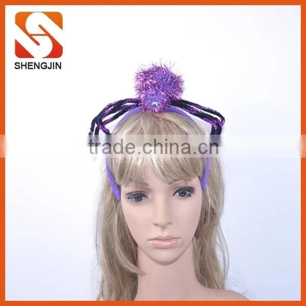 Factory sales crazy spider Halloween headband