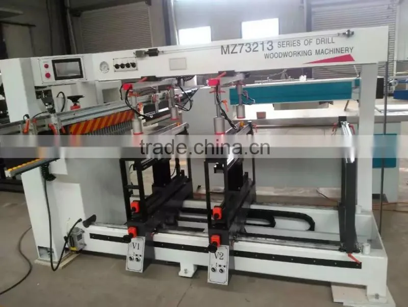 woodworking 3 row drilling machine