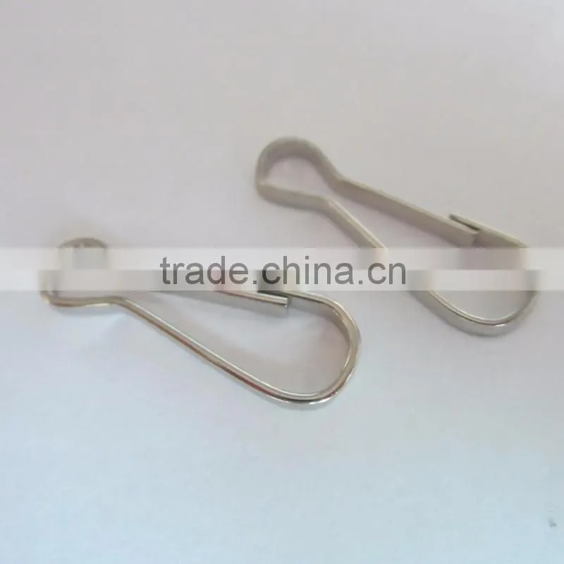 Eco Friendly silver color Lanyard Hook Clips With High Quality Made In China