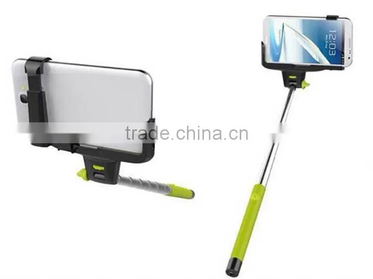 Wireless bluetooth selfie shutter stick with rechargeable,extendable selfie stick monopod for smartphone