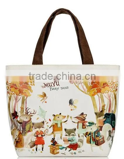 hot selling printing canvas cotton tote bag shopping bag