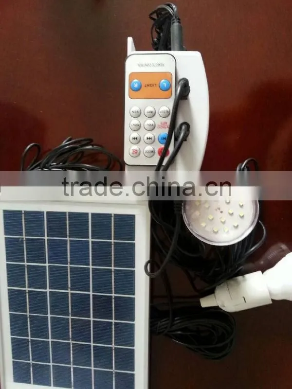 5W portable moving solar lighting system