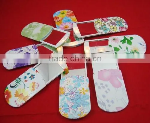 Cell phone shape Slip cover plastic biscuit mirror make up/handy mirror