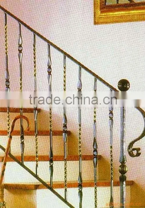 Top-selling hand forged simple design for handrail stairs