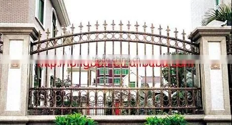 Top-selling modern garden wrought iron railing parts