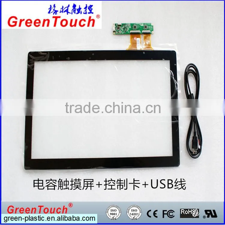 China supplier !!!32 inch projected capacitive touch screen with 10 mutil points