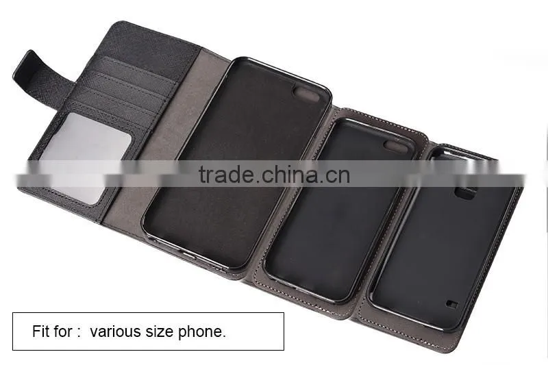 Universal booklet cell phone case for all main models