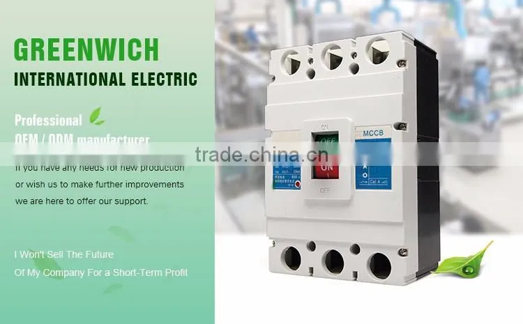 GWIEC China Good Products 3P 250A Mccb Electric Moulded Case Circuit Breaker