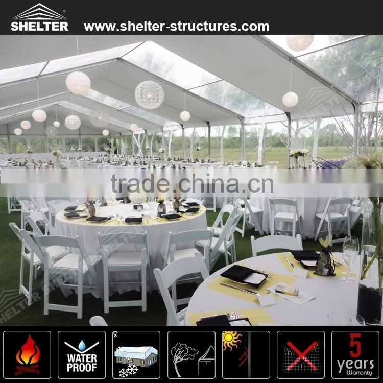 Wholesale Party Wedding Marquee Tent with sturdy glass door Shelter Tent for Sale