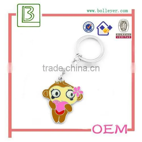 monkey shaped promotional keychain
