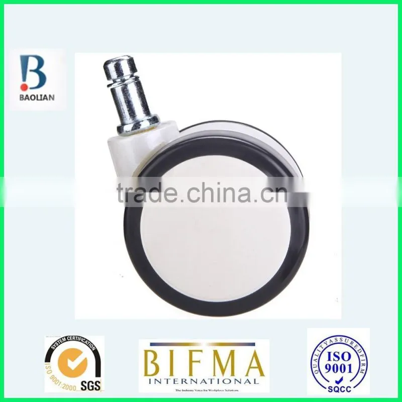BL 2.5 inch white& grey nylon PU furniture or medical wheel caster
