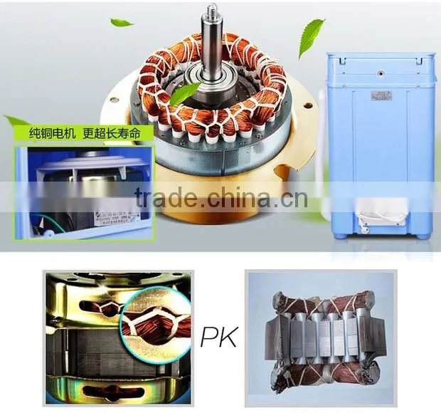 3KG 5KG CB CE RoHS CCC SASO SONCAP mini washing machine single tub washing machine with good quality