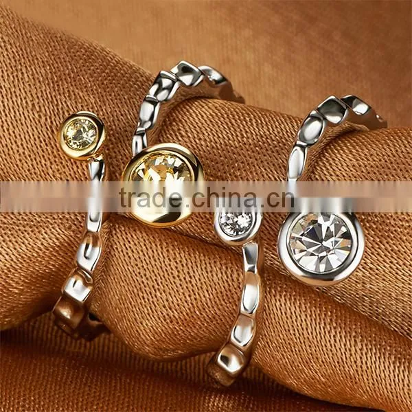 High quality fashion sterling silver CZ ring