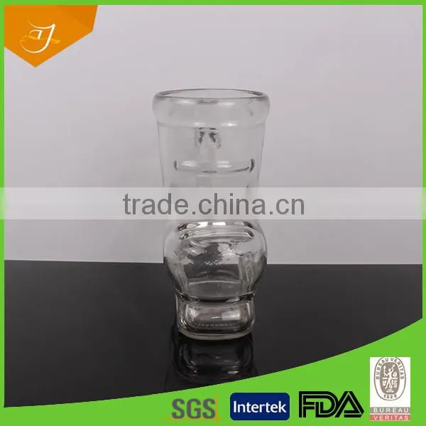 Custom Glassware Manufacturer Boot Shape Glass Beer Mug, High Quality Boot Shape Glass Beer Mug