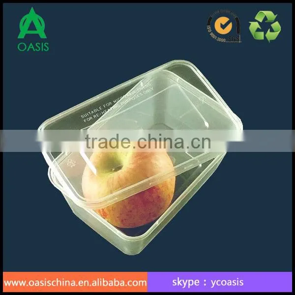 1100ML Disposable transparent pp containers