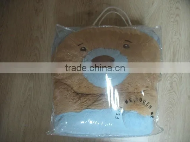Plush Animal Face shape Cushion