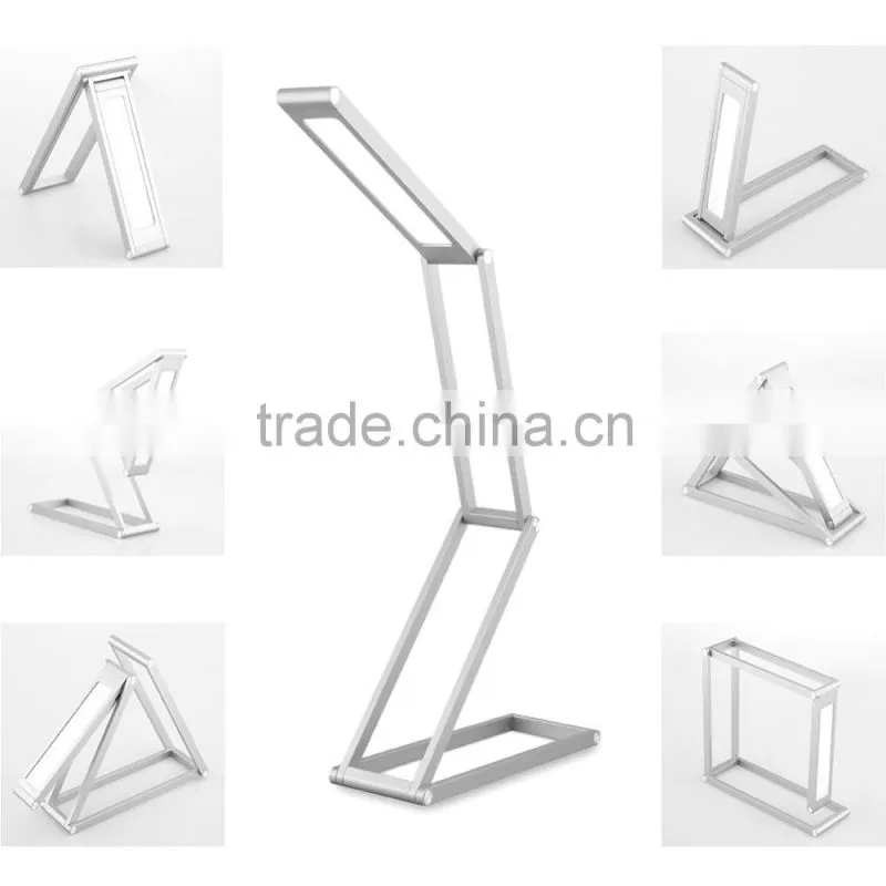 Eye Protection Aluminuim Alloy Flexible Portable 360Degree LED Desk Lamp with USB Charger