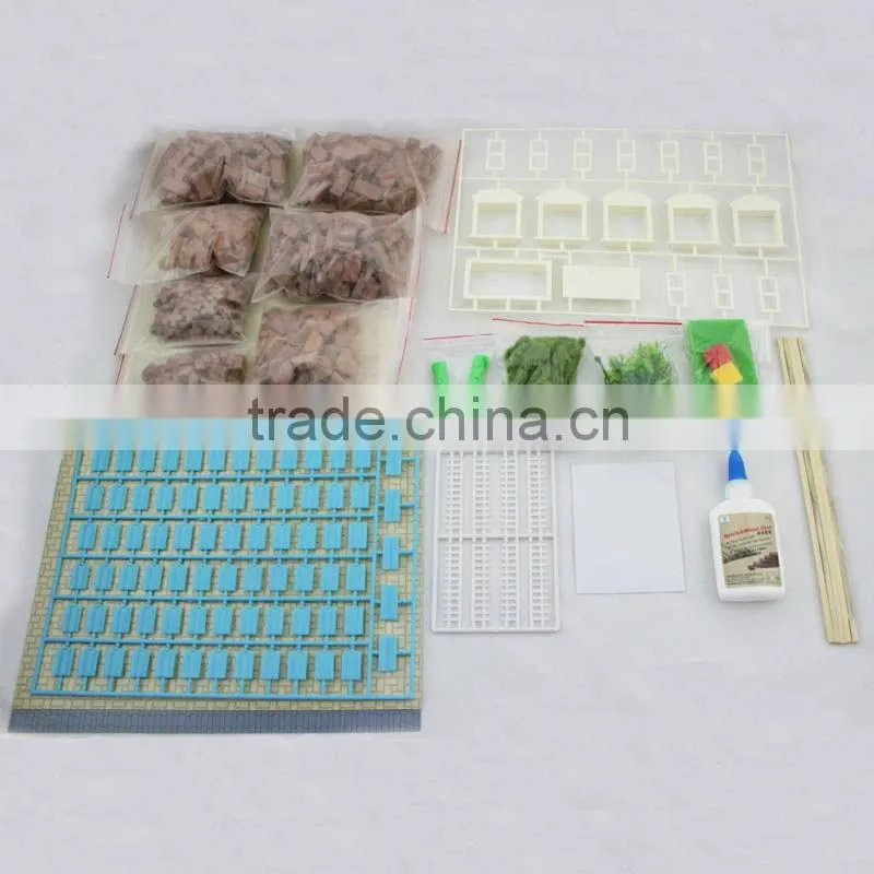 Dream Land DIY Brick House Model Kits Educational Brain Model