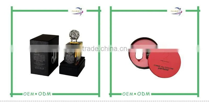 semi-circular paper tube for perfume bottle