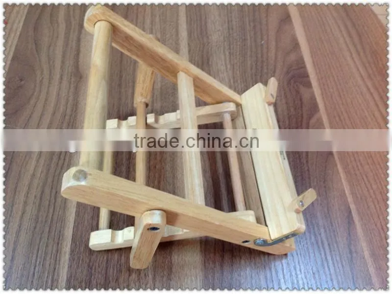 wooden reading rack