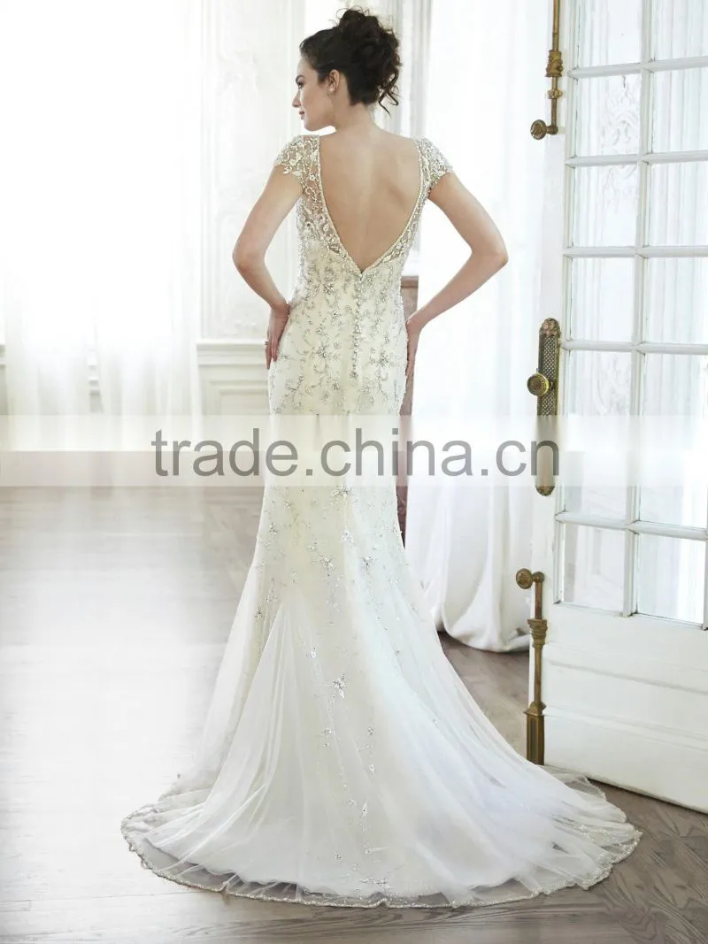 Hot Sale Factory Custom wedding dress 2016