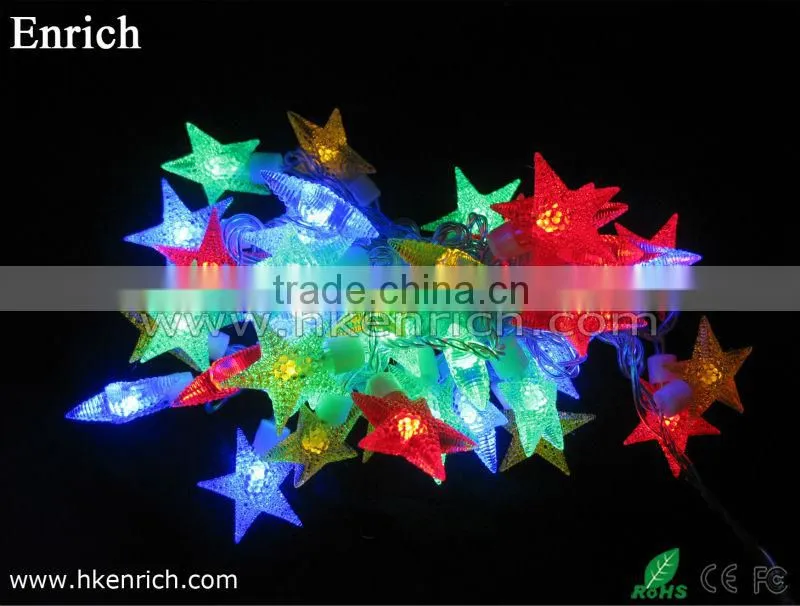 Christmas decoration five-pointed led star strings IP64