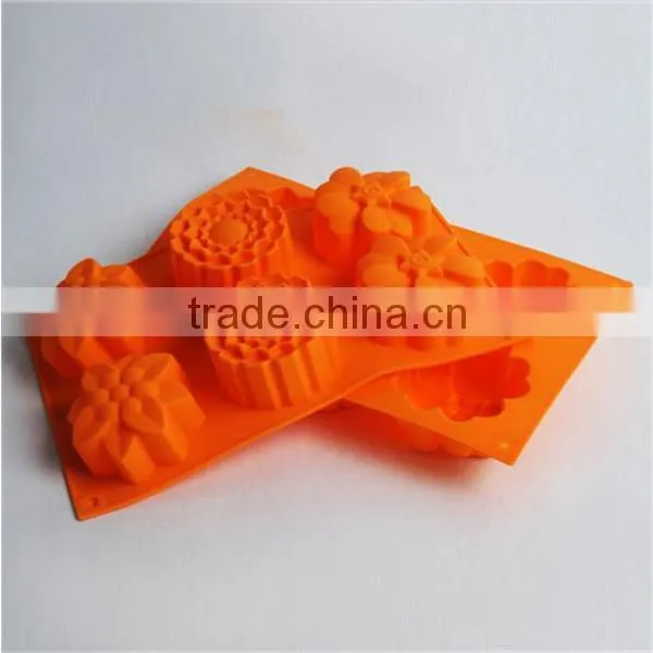 Fantastic style eco-protection 2014 silicone ice/muffin mold,cheap silicone ice cube tray