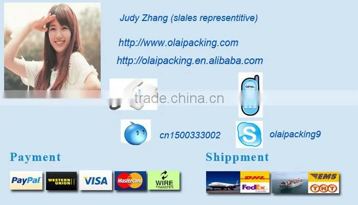 Custom Cheap blue hot selling flocking branded jewelry box