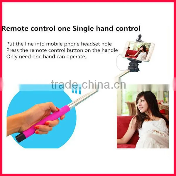 Z07-5 Selfie Stick Handheld Monopod with Bluetooth Button for Android/IOS Smart Phone