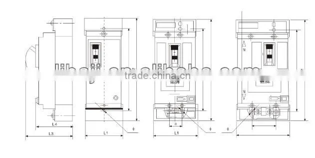 Series DZ15LE MCCB CIRCUIT BREAKER TYPES OF ELECTRICAL SWICHES