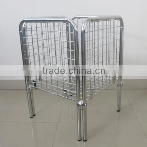 Metal Wire Cage Bin Storage Container