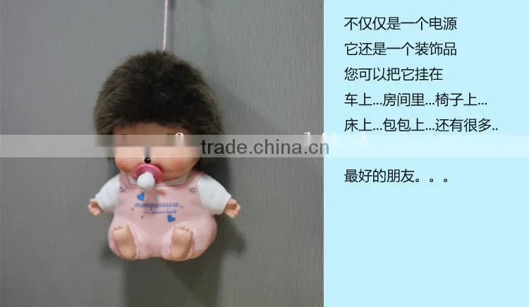 2014 New Style Rechargeable Power Bank MONCHHICHI Toy Power Bank