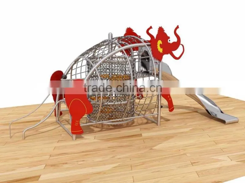 Outdoor Stainless Ropes Climbing Playground Set