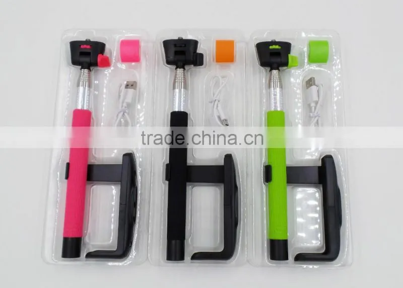 2014 kjstar selfie stick with bluetooth for smartphone Z07-5 with excellent quality
