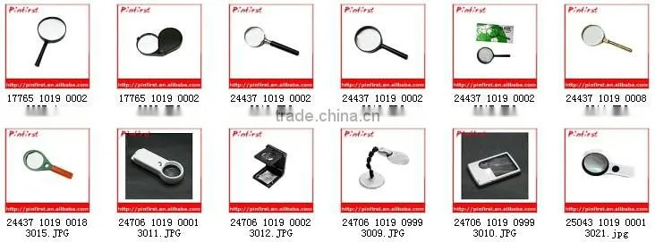 5X Plastic Medium Hand Hold Magnifying Glass