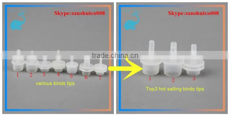 empty cosmetic bottle empty plastic bottle 30ml with pointed mouth cap china plastic bottle cap manufacturer