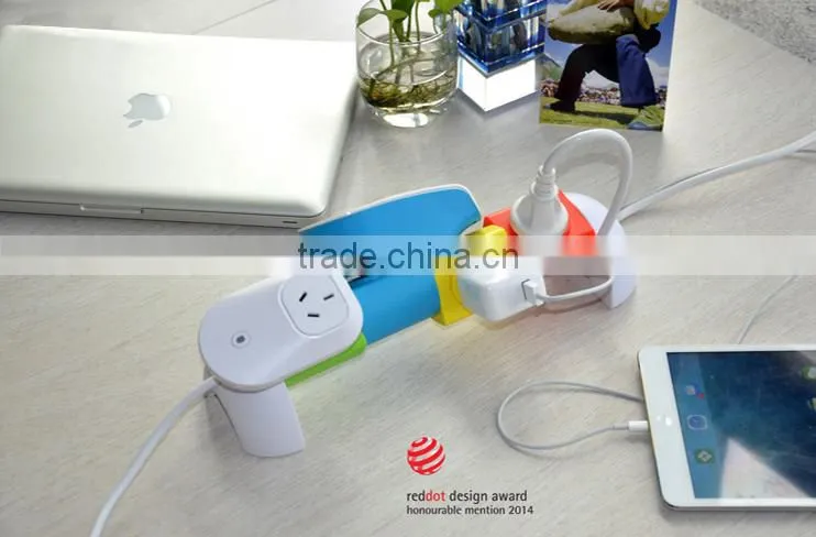 360 degree twist plug power socket