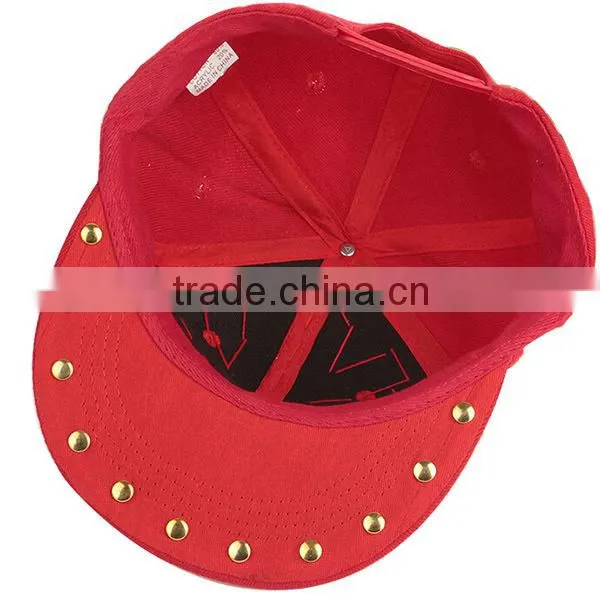 New Design Custom Metal Logo Snapback Hats For Sale