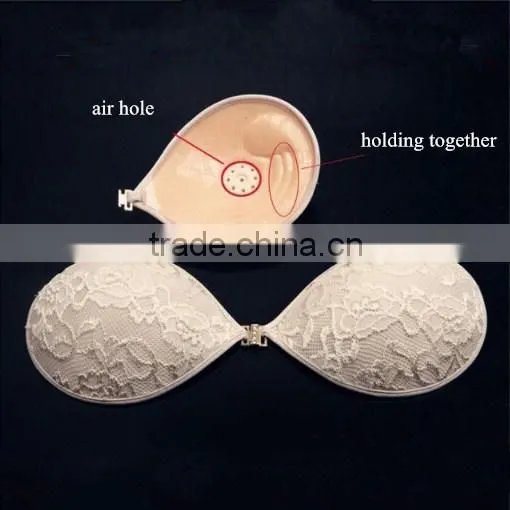 new design lace silicone invisible backless and strapless bra