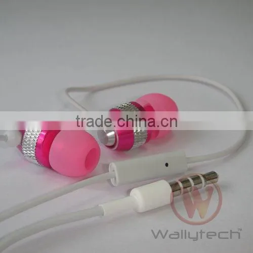 Wallytech Stereo in-ear For iPhone Metal Earphone
