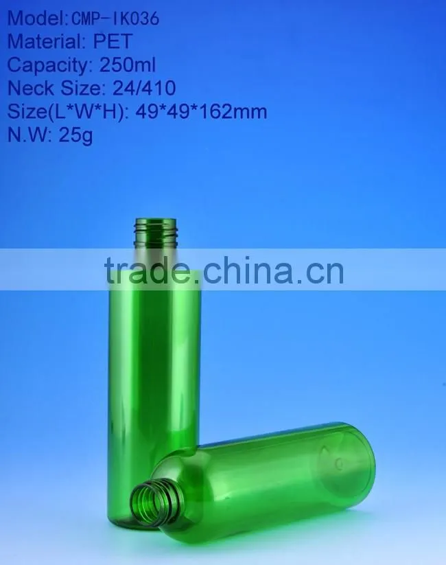 White Clear black red green color 3oz 4oz 8oz 12oz 36oz plastic Cosmetic Bottle for packaging