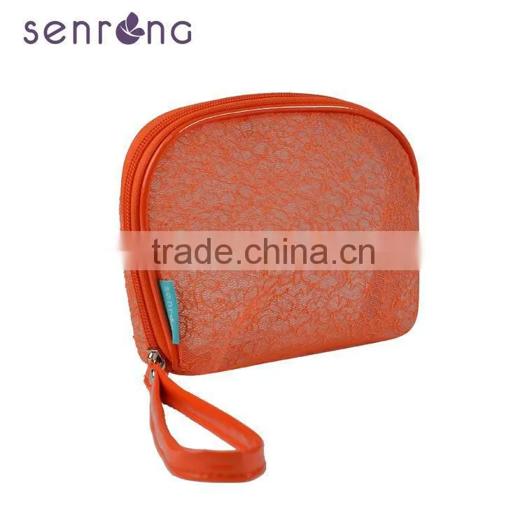 promotional gold cosmetic bag lovely cosmetic bag