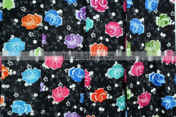 Mulinsen Textile Colorful Flower FDY Woven Stripe Jacquard Fabric
