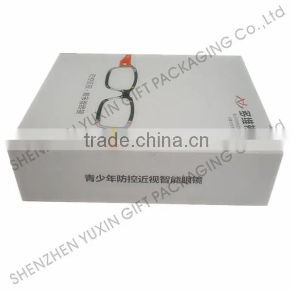 Good design promotion gift package boxes with wonderful print for glasses