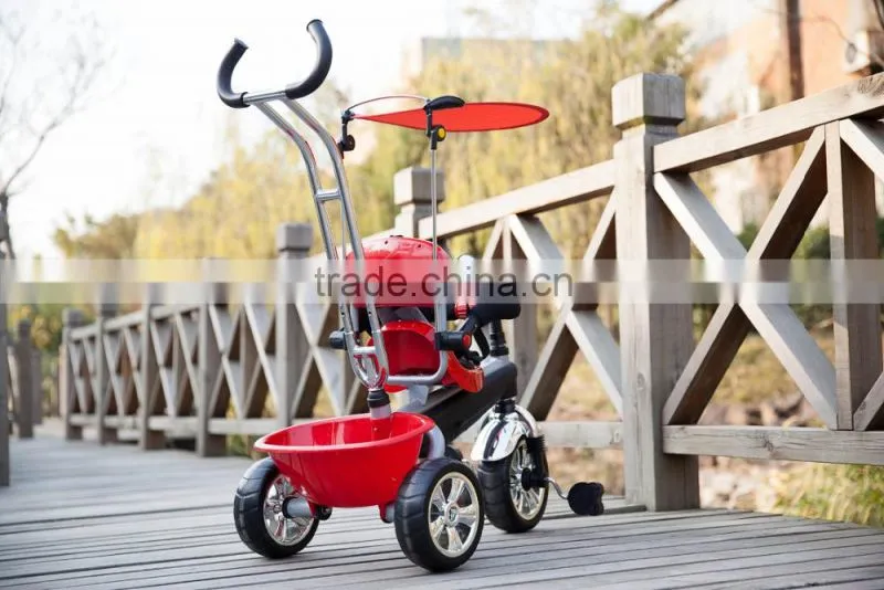 20125 Baby tricycle CC902 with 3 point belt, U shape frame keep your baby safe and suitbale pass en71