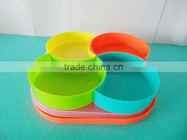 Lovely Plastic Compartment Fruit Tray